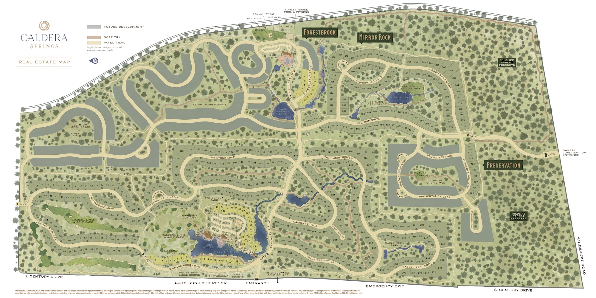 Homesites - Caldera Springs Caldera Springs